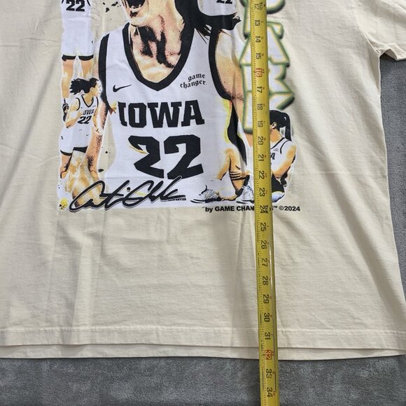 Game Changer Shirt Mens 2XL Caitlin Clark Iowa Hawkeyes Basketball Oversized Tee - Picture 3 of 7